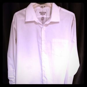 Van Heusen white long sleeve dress shirt size 18